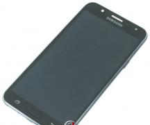 Установка официальной прошивки на Samsung Galaxy J7 SM-J700F Разъемы и элементы управления