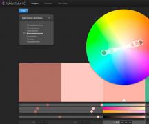 Palette generators to help the web designer